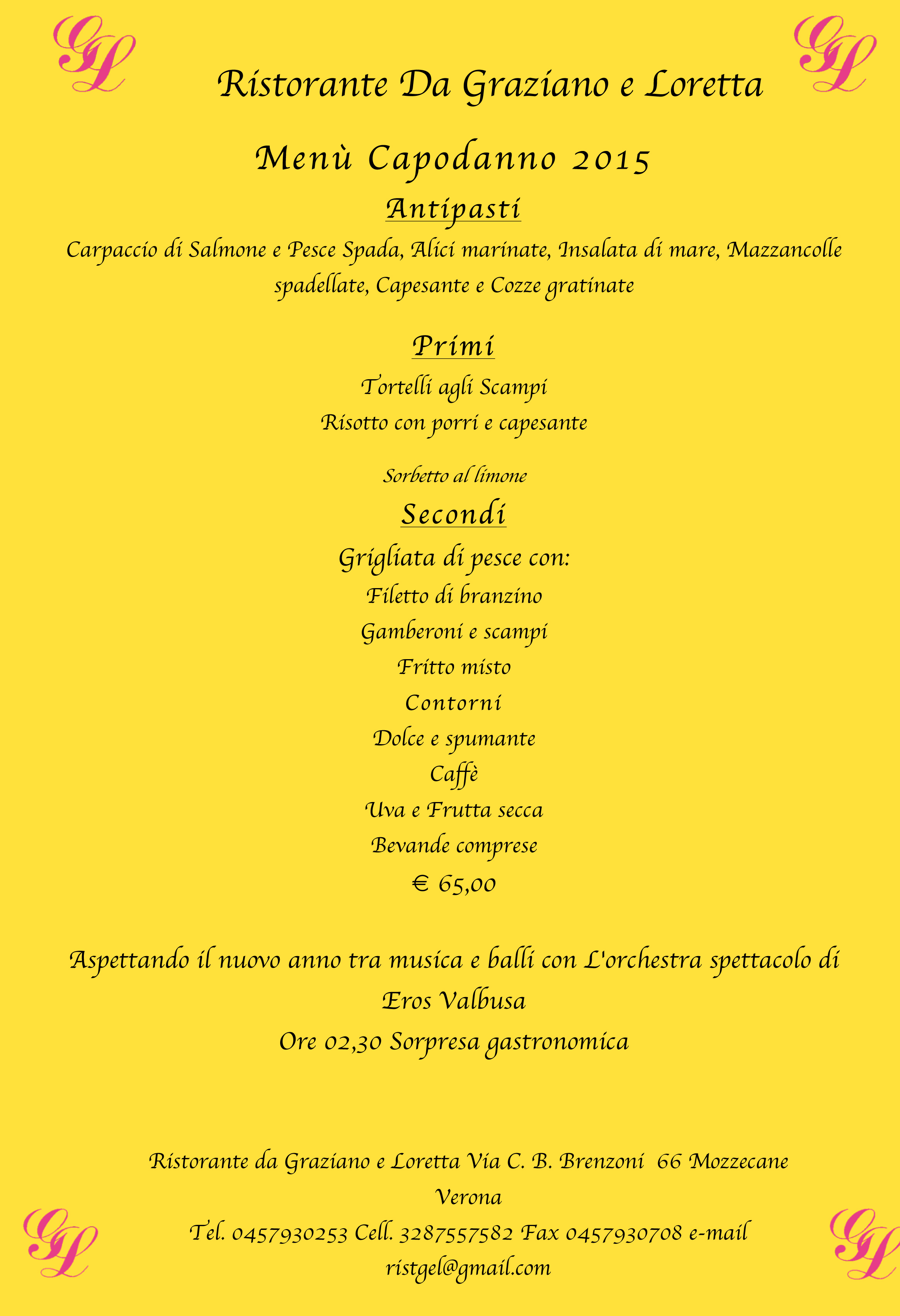Microsoft Word - Menù Capodanno Ristorante Da Graziano e Loretta