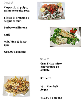 Menù 2 Estate 2019